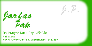 jarfas pap business card